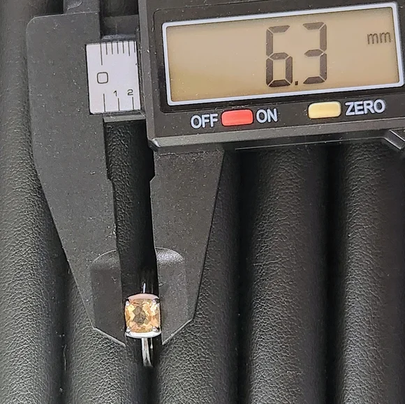 Natural Citrine 925 Sterling Silver Adjustable Ring - Picture 7 of 7